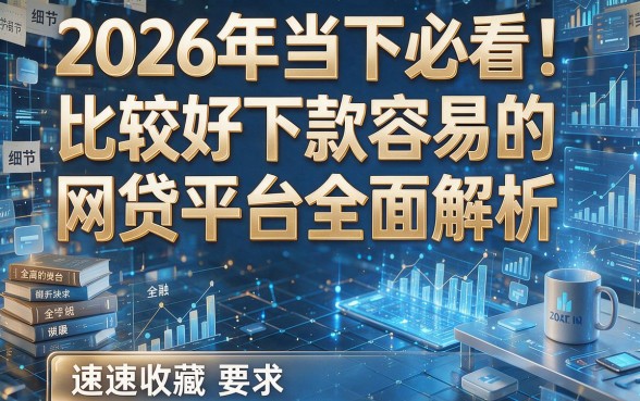 2026年当下必看!比较好下款容易的网贷平台全面解析,速速收藏!
