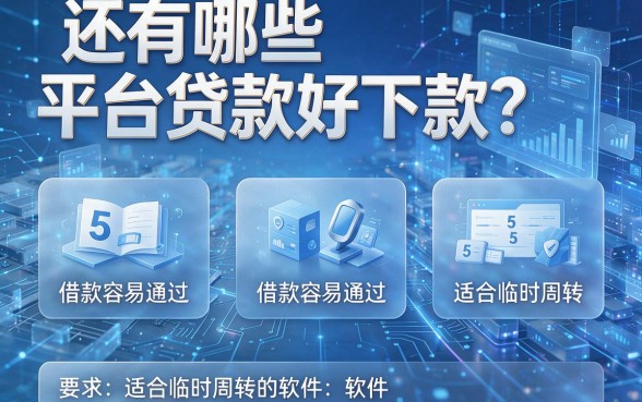 还有哪些平台贷款好下款?盘点5个借款容易通过、适合临时周转的软件