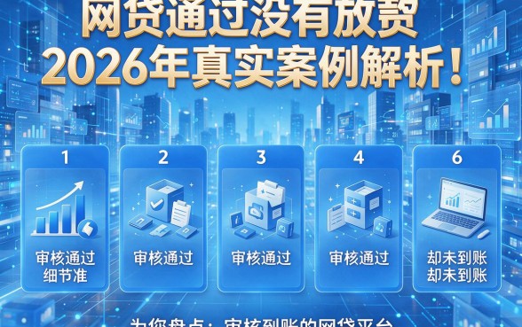 网贷通过没有放款2026年真实案例解析!为您盘点5个审核通过却未到账的网贷平台