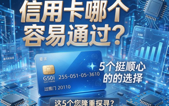 信用卡哪个容易通过?这5个挺顺心的选择,本文为您隆重探寻!