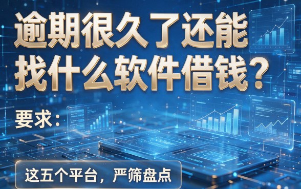 逾期很久了还能找什么软件借钱?这五个平台严筛盘点!