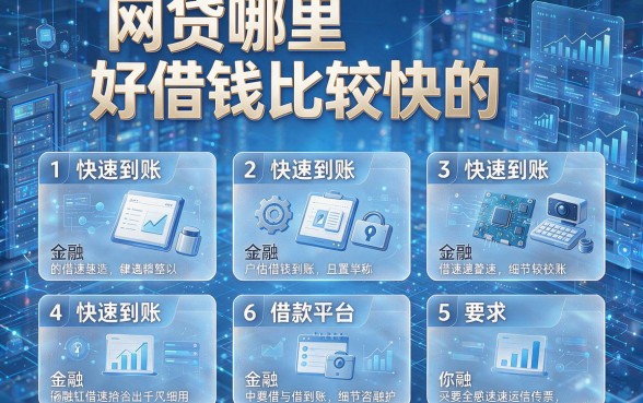 网贷哪里好借钱比较快的,本文为您全面整理这五个快速到账的借款平台!