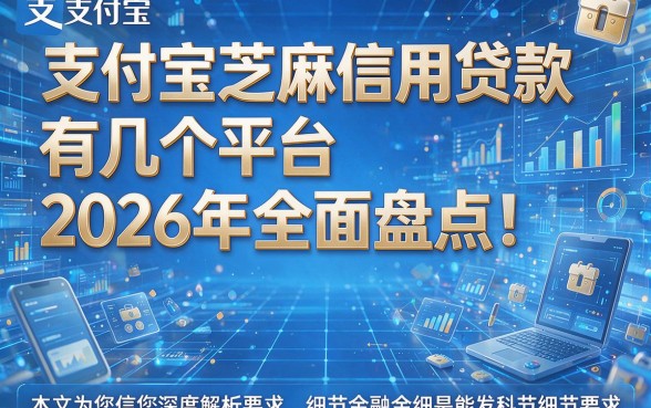 支付宝芝麻信用贷款有几个平台2026年全面盘点!本文为您深度解析!