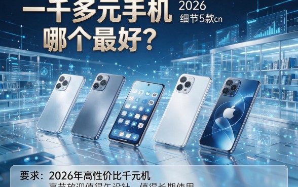 一千多元手机哪个最好？这5款2026年高性价比千元机值得长期使用