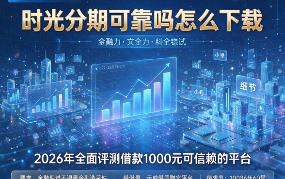 时光分期可靠吗怎么下载,2026年全面评测借款1000元可信赖的平台