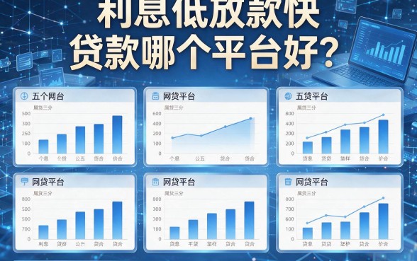 利息低放款快,贷款哪个平台好?这五个网贷平台详细统计来了!